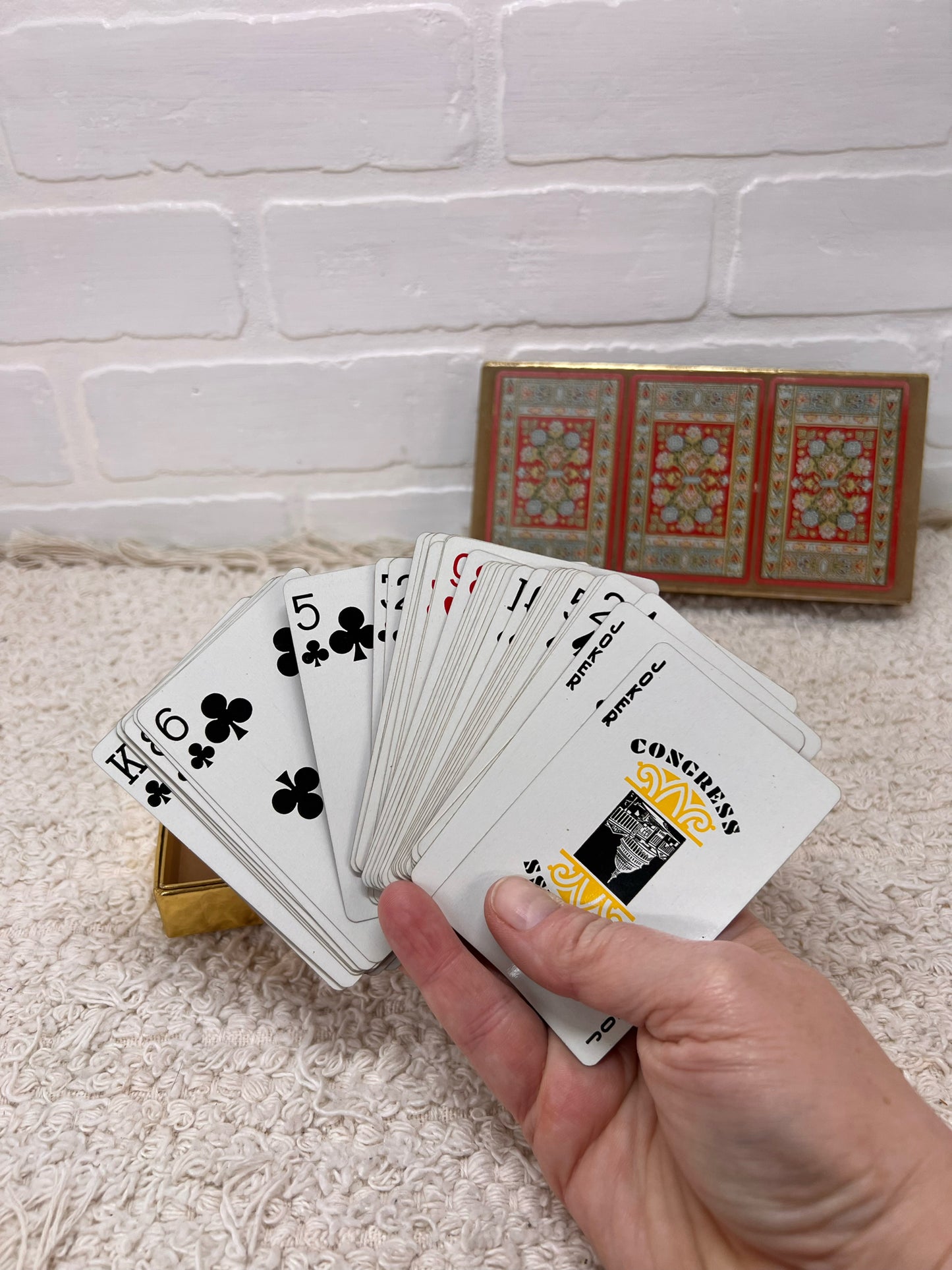 Vintage Congress brand set of cards for canasta or samba