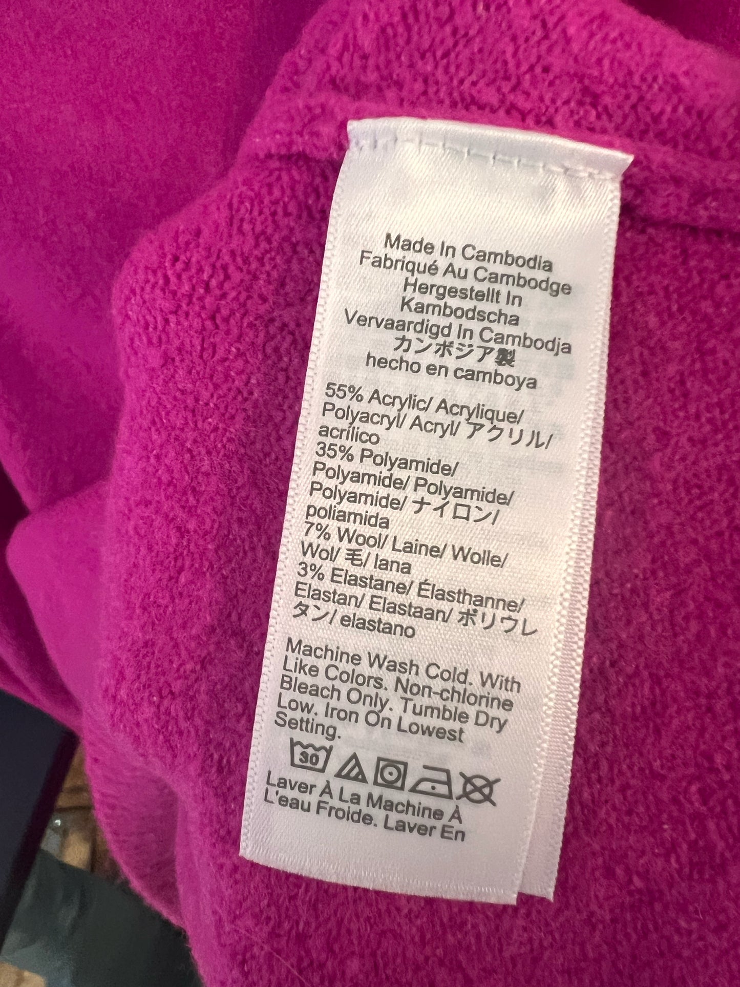 Size L J. Crew NWT Bright Pink Sweater