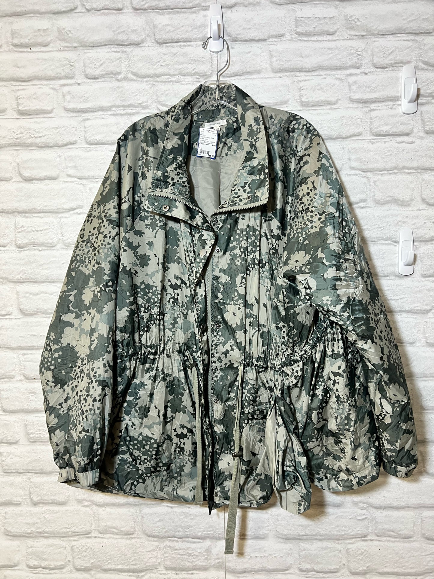 Size 3X Maurice's floral anorak jacket