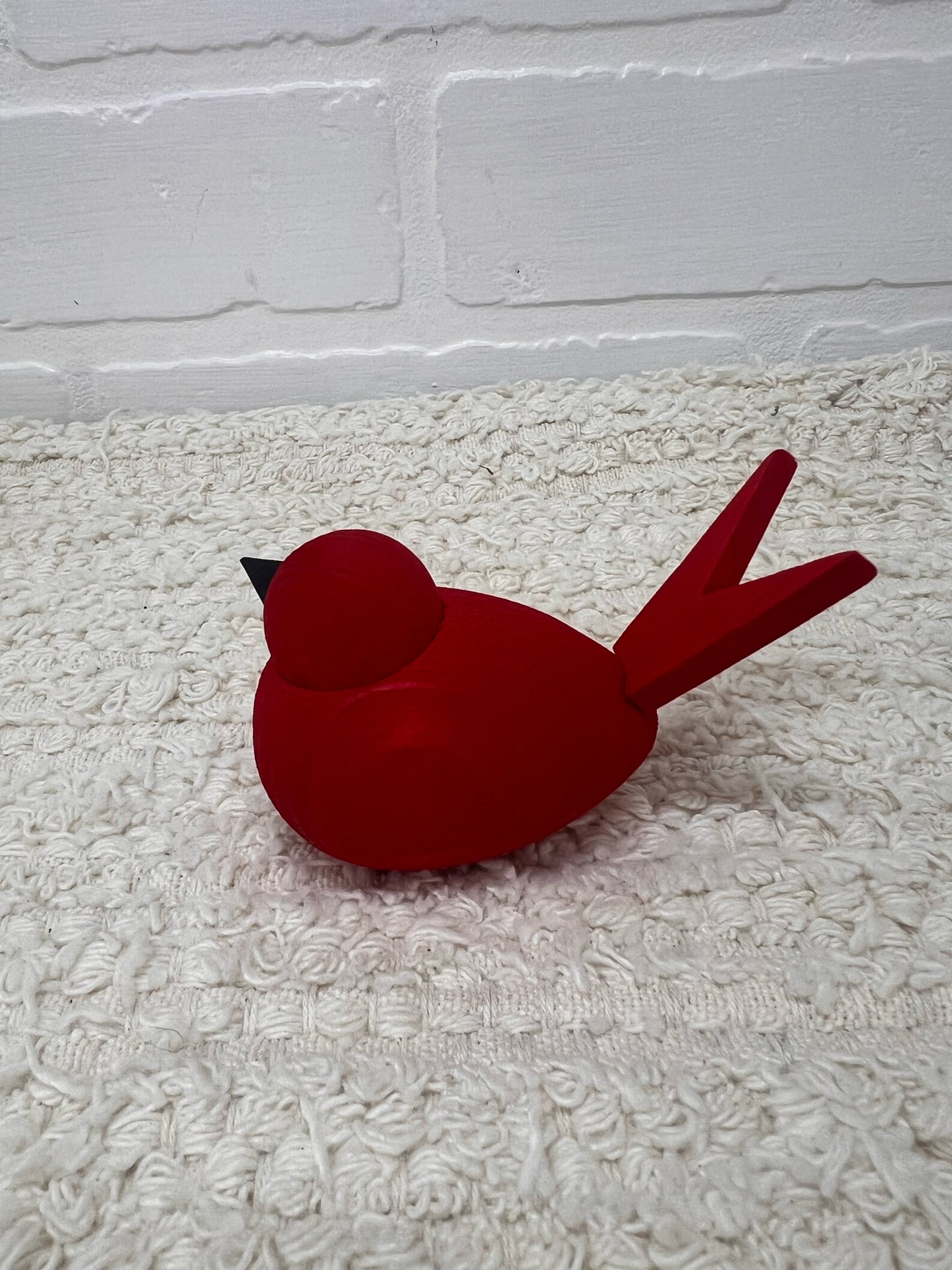 Swedish Wooden Bird - Red or Natural