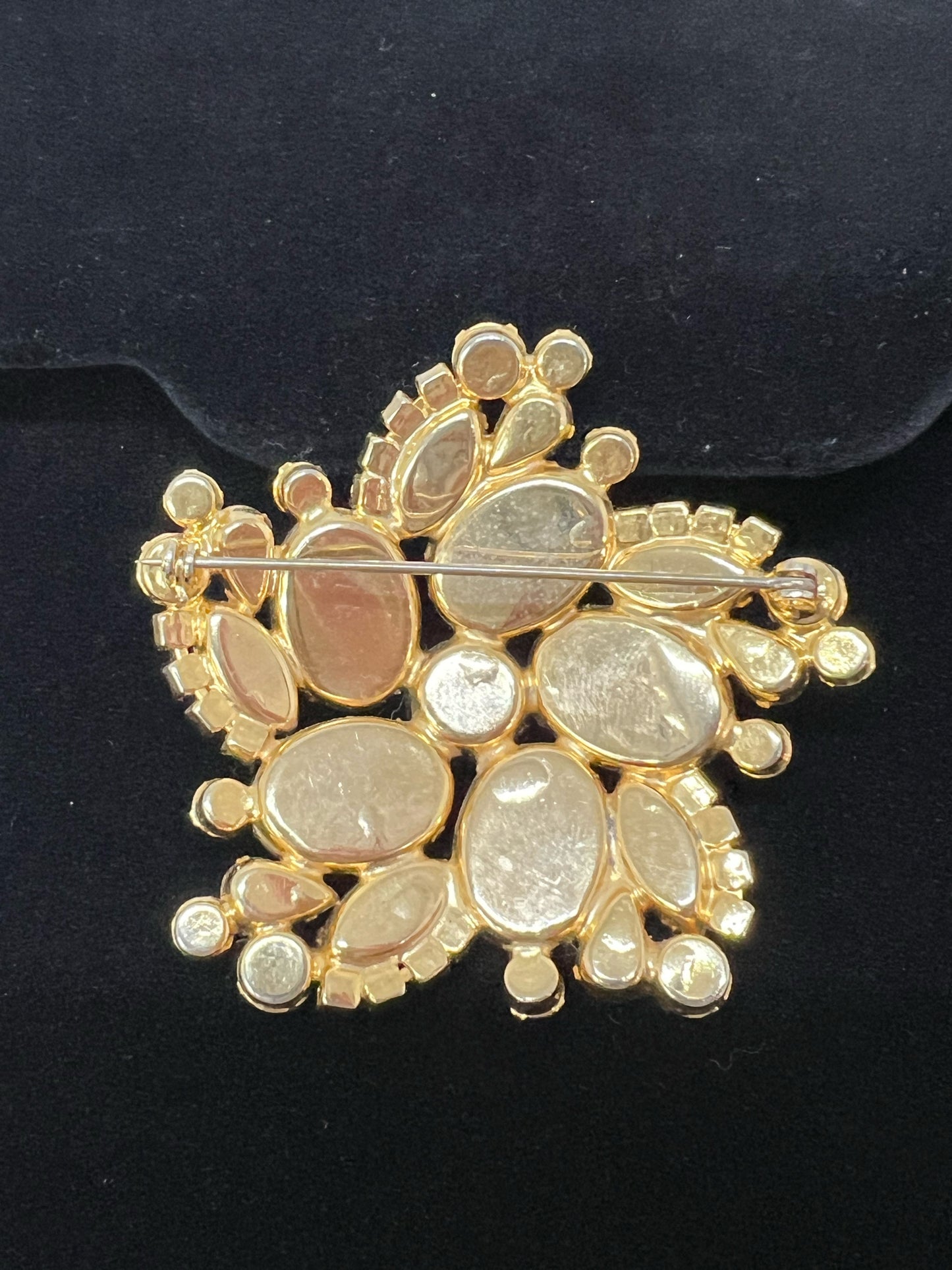 Juliana D&E Jewelry Set- art glass and rhinestone