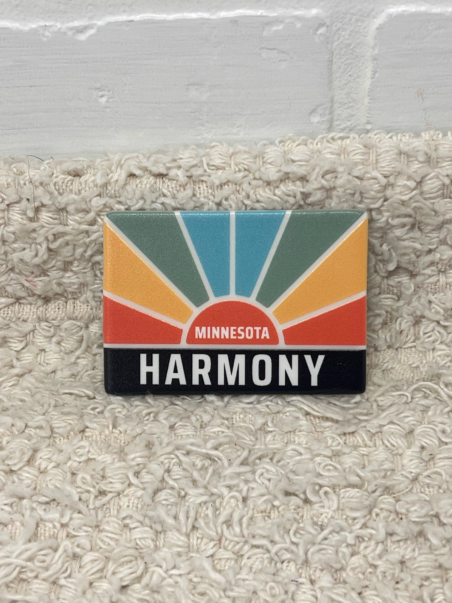 Minnesota or Harmony Souvenir Magnet