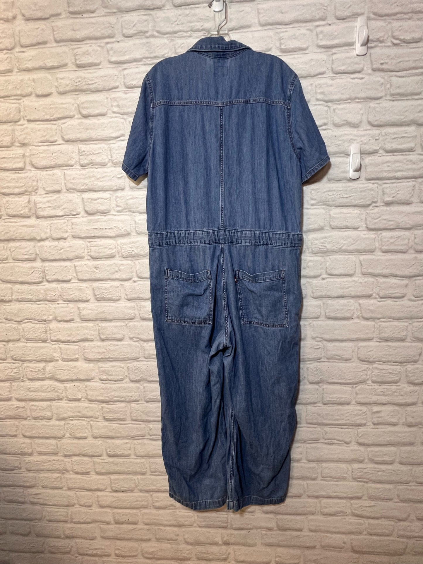 Size XL Levi's vintage short sleeved denim jumpsuit