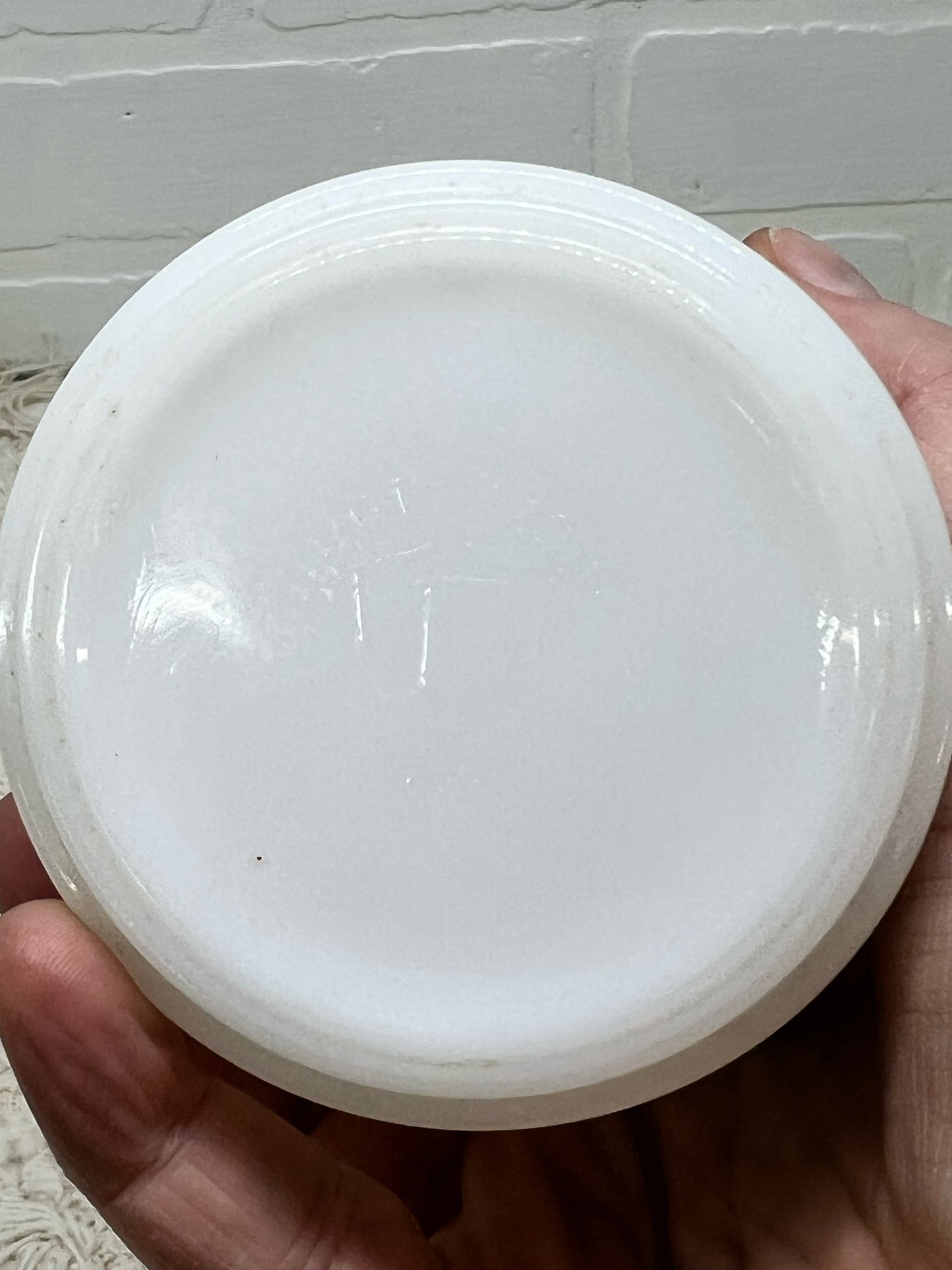 Vintage Federal milkglass 'Vigortone' advertising mug