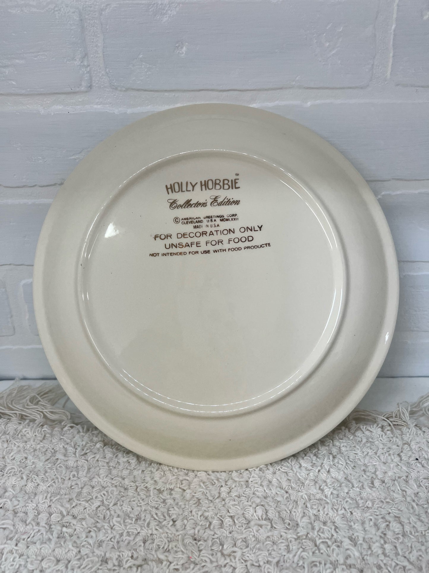 Decorative Hollie Hobbie Plate
