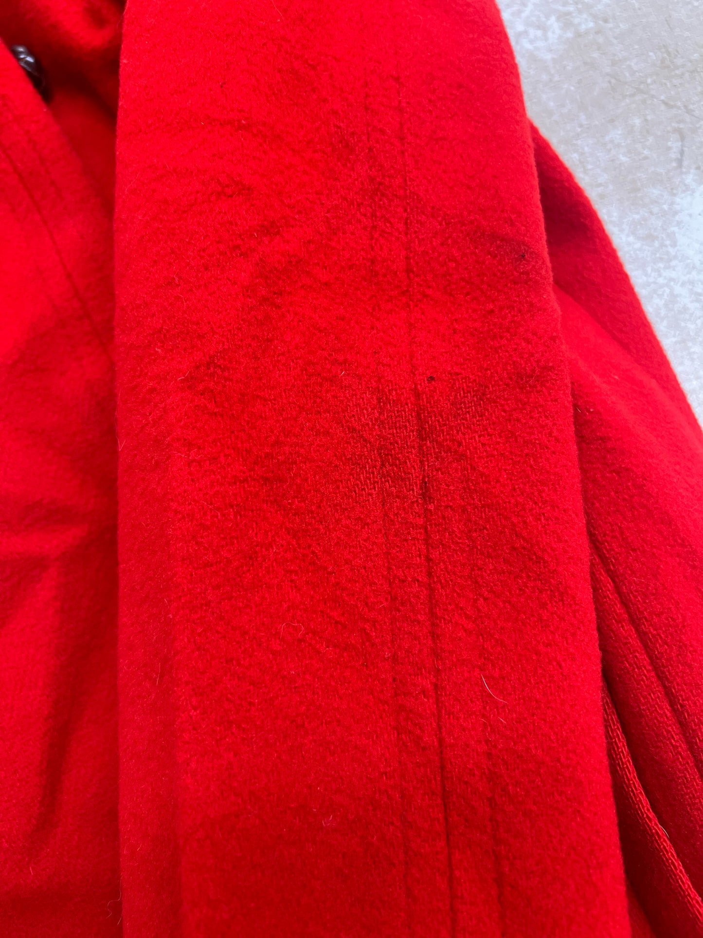 Vintage Penguin Red Wool Coat Size 6