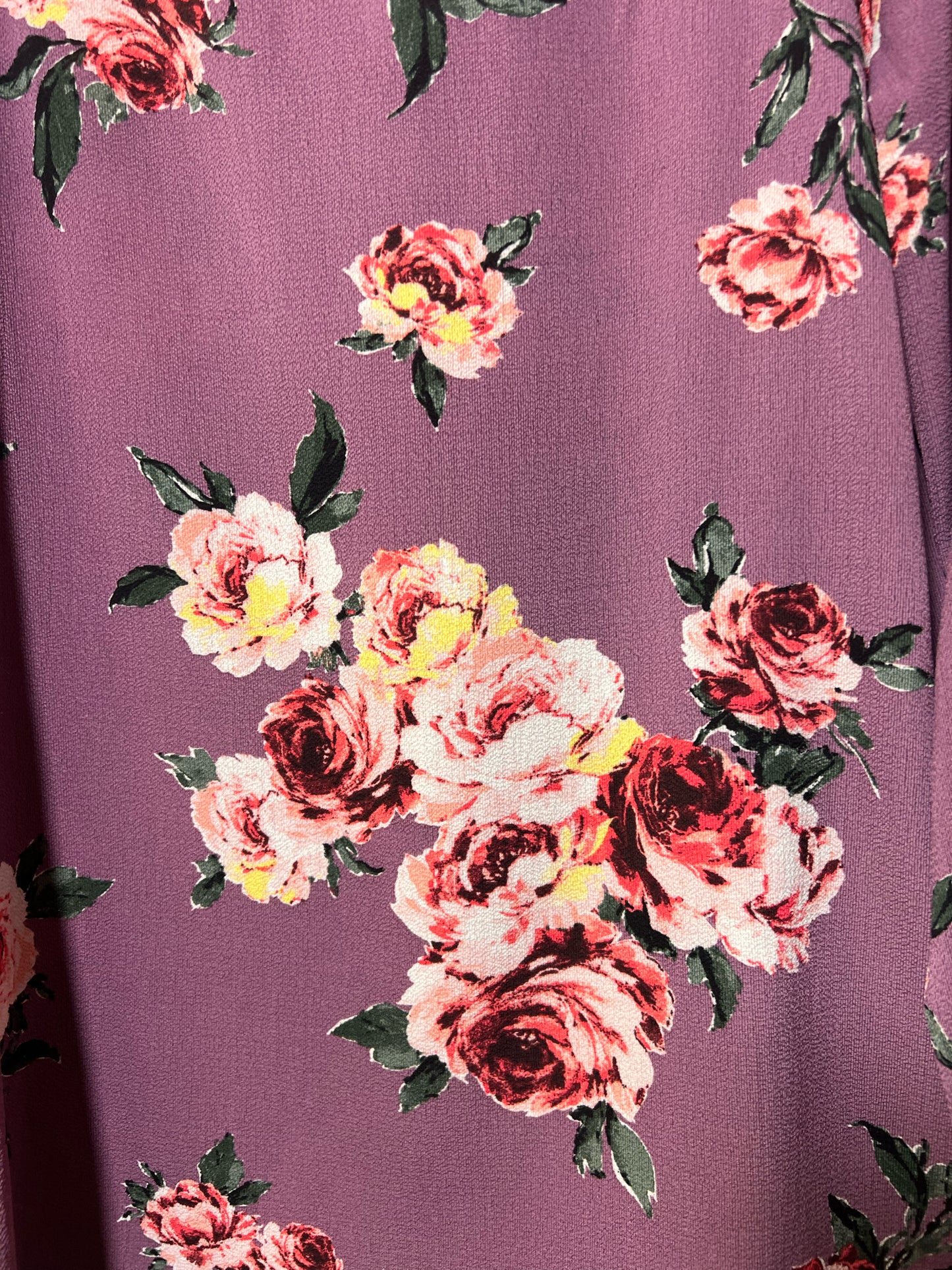 Size M Staccato Mauve Floral Blouse