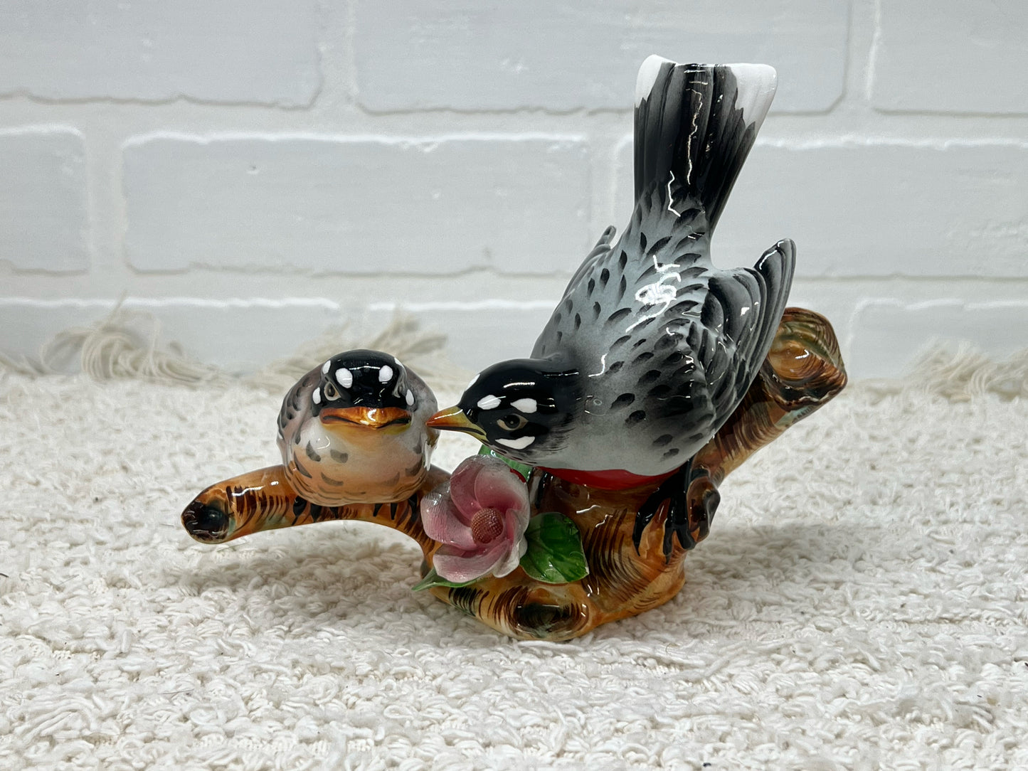 Lefton Figurine- Robins