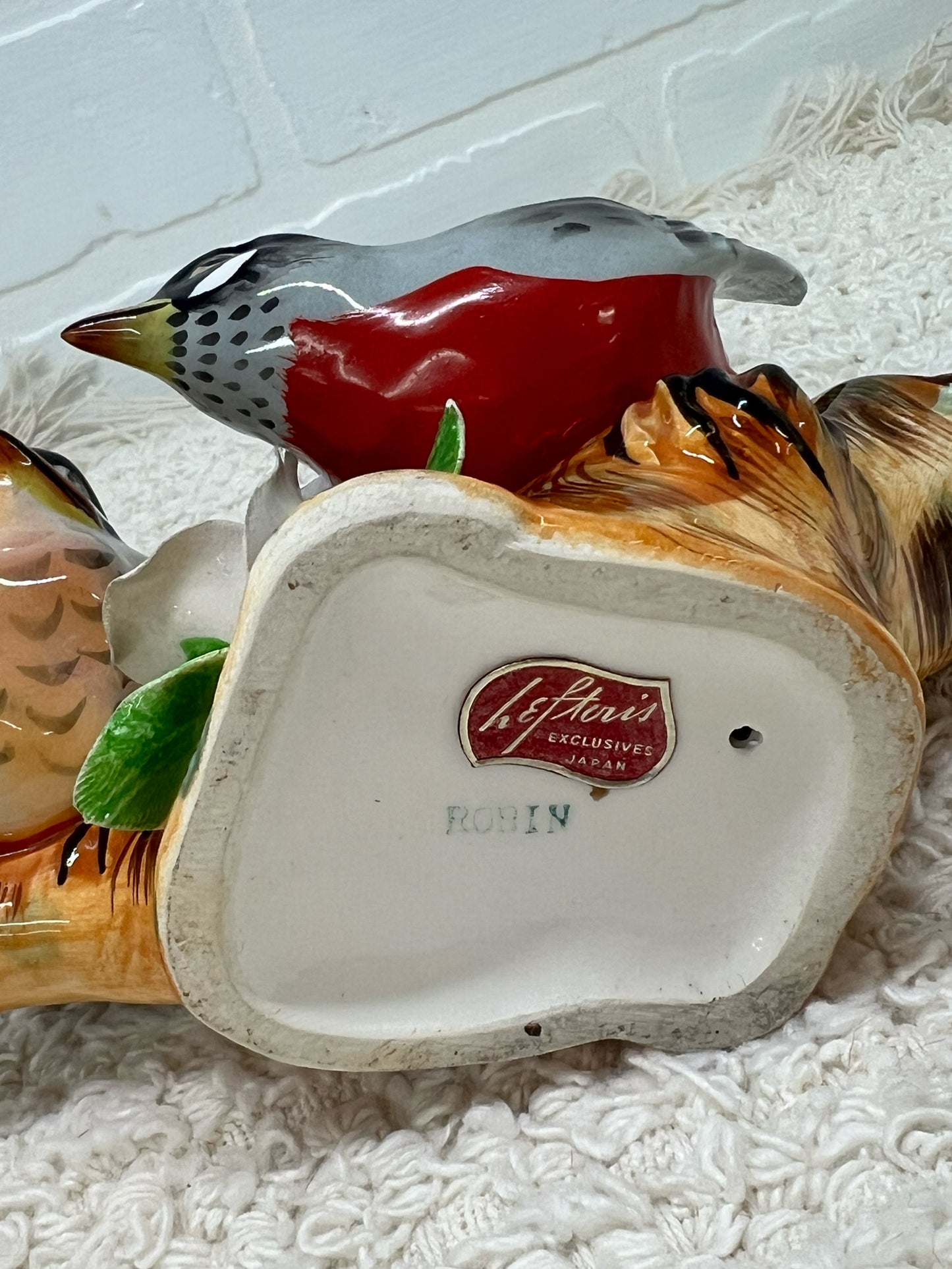 Lefton Figurine- Robins