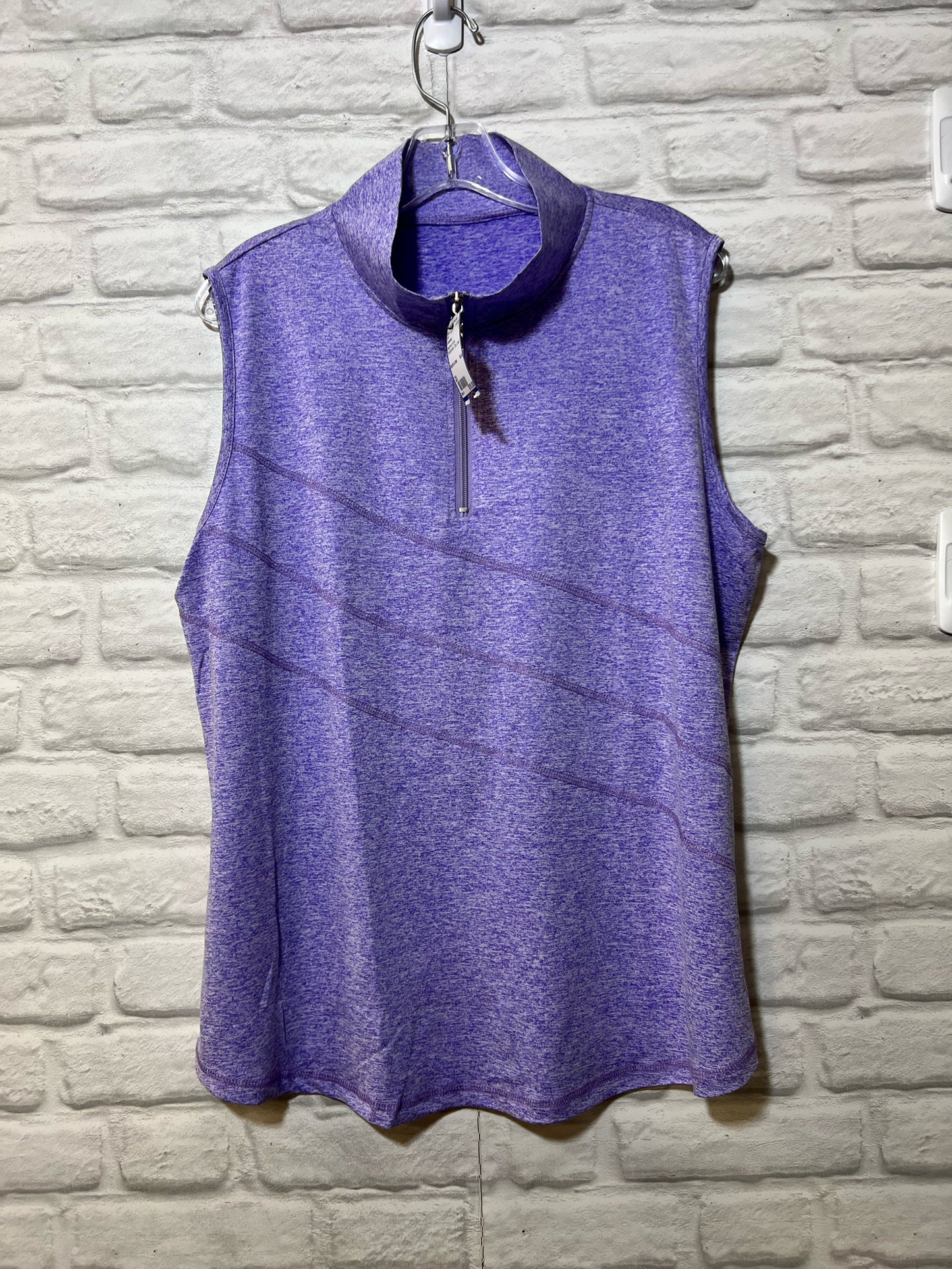 Size 2X purple athletic style shirt