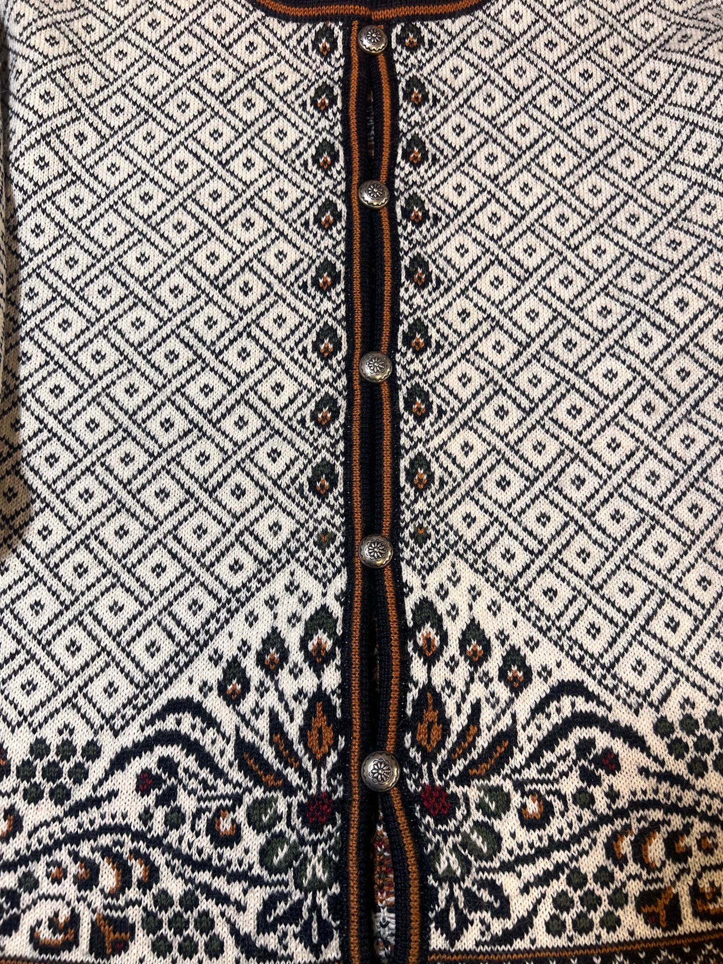 Size L Dale of Norway Norwegian Cardigan Sweater