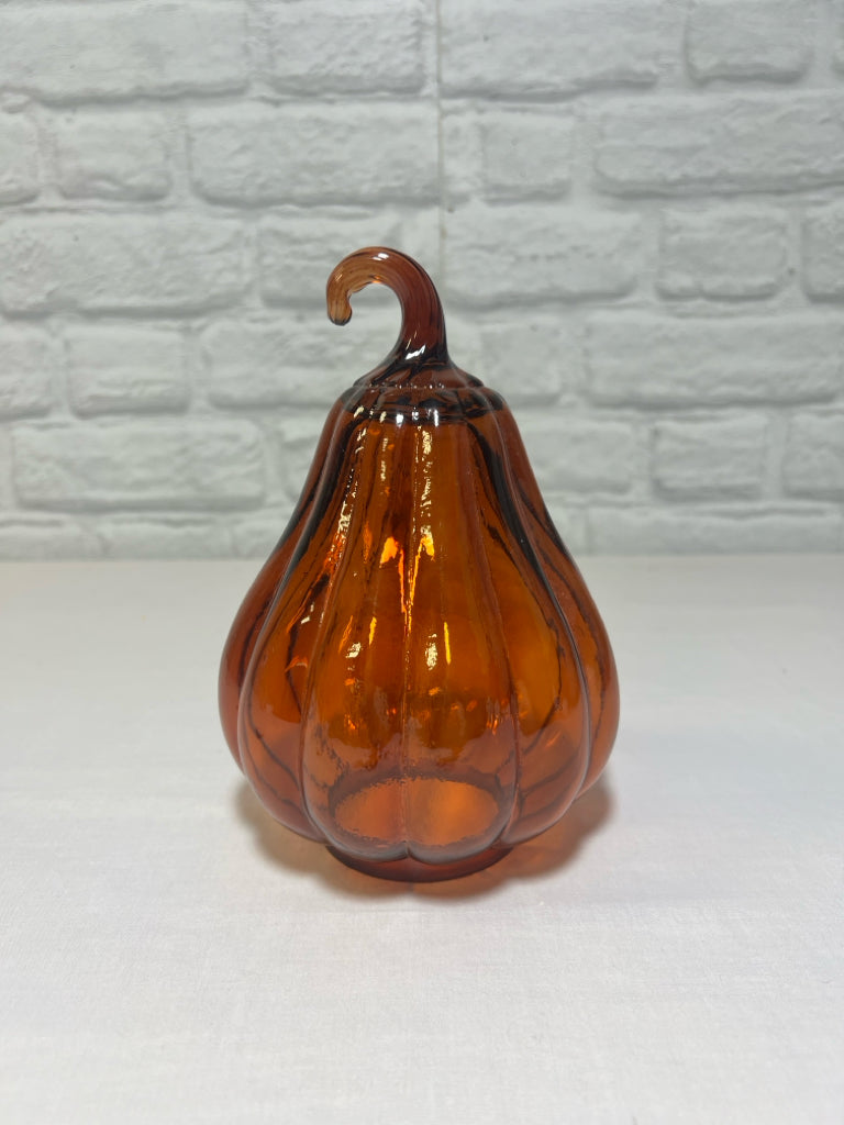 Gingerbread Lane mapd1207 orange glass gourd