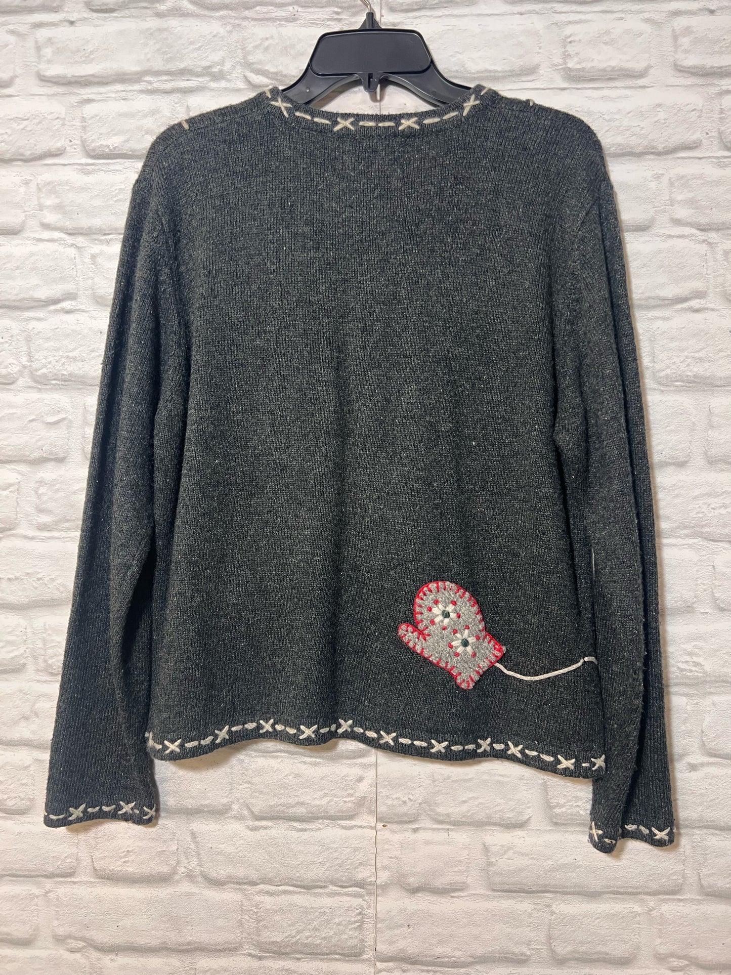 Size L Holiday Lodge by NorthCrest Used Cardigan