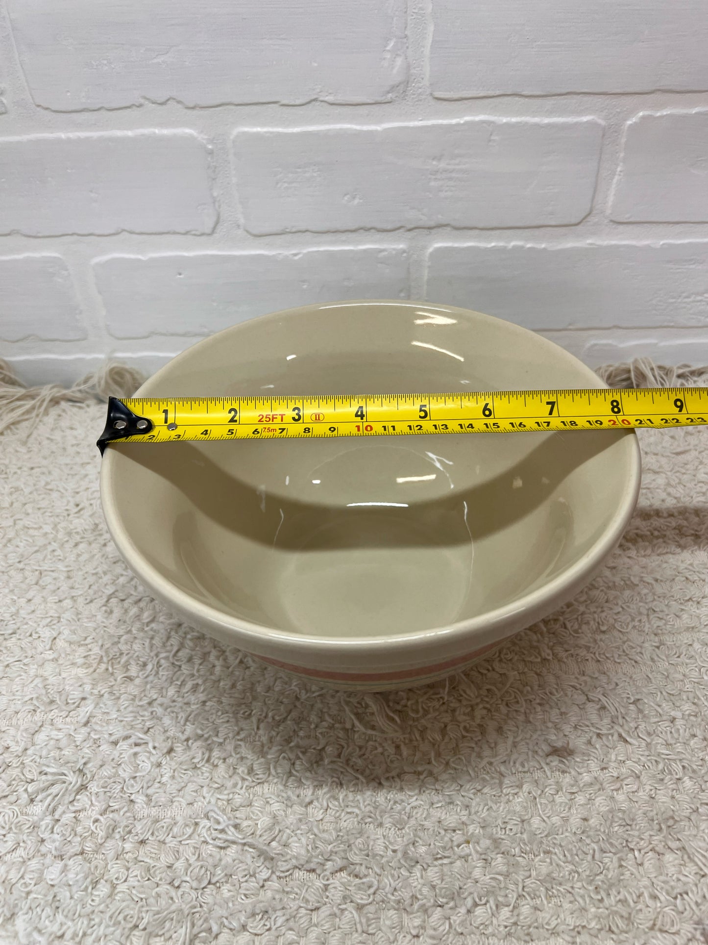 Roseville Memories 8" Striped Bowl