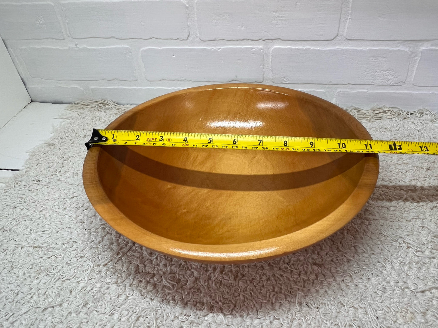 Munising vintage wood bowl