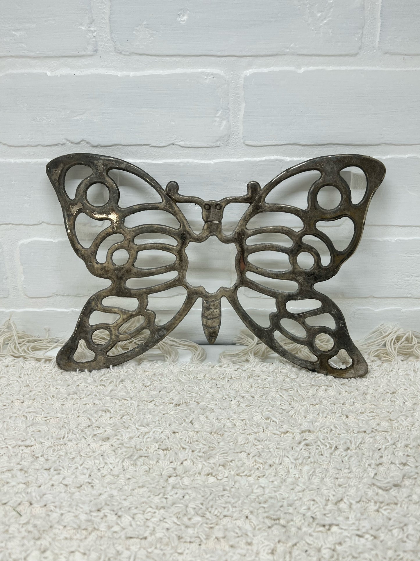 Leonard vintage butterfly trivet