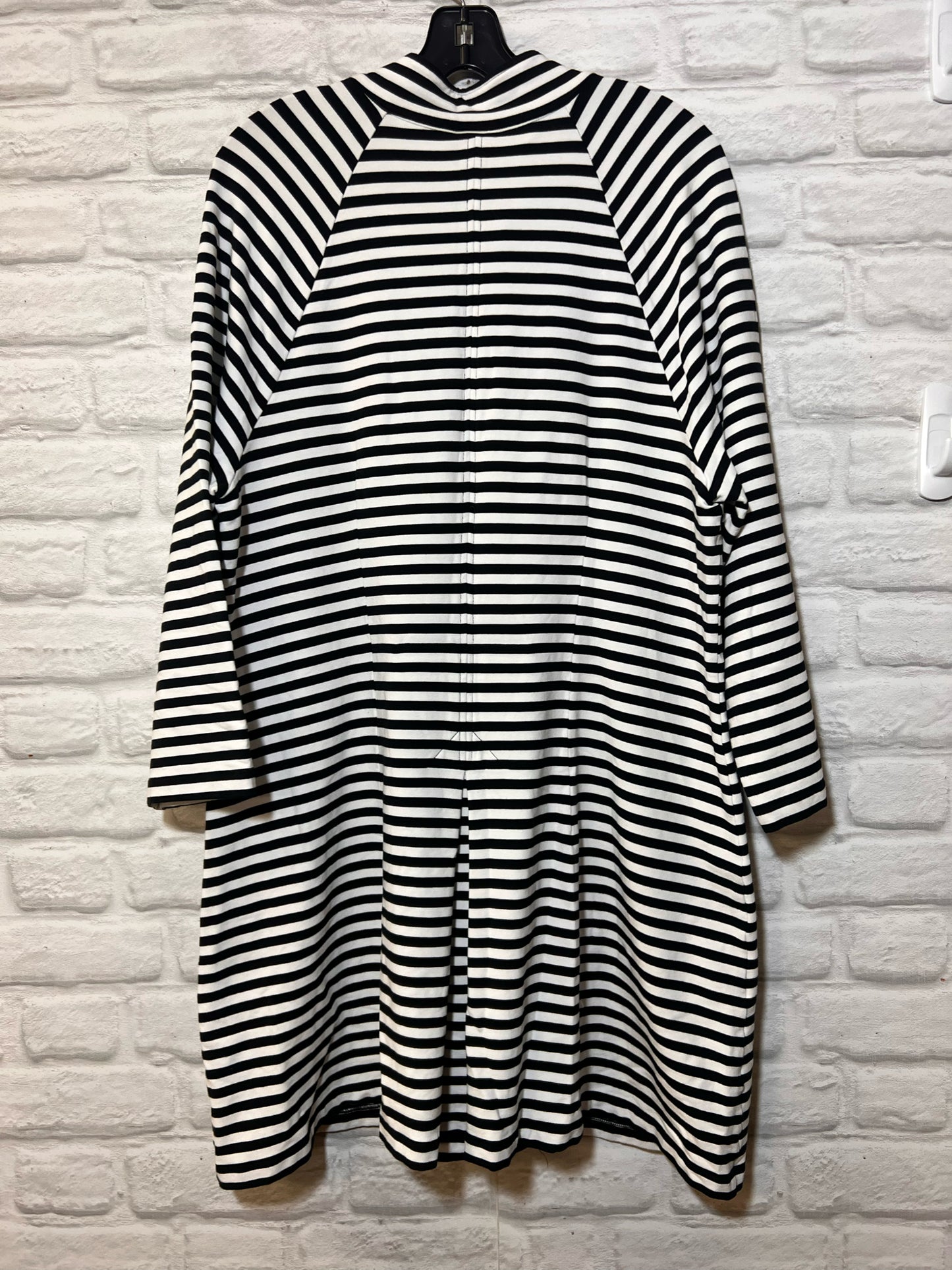 Size XL CAbi Striped Longline Cardigan