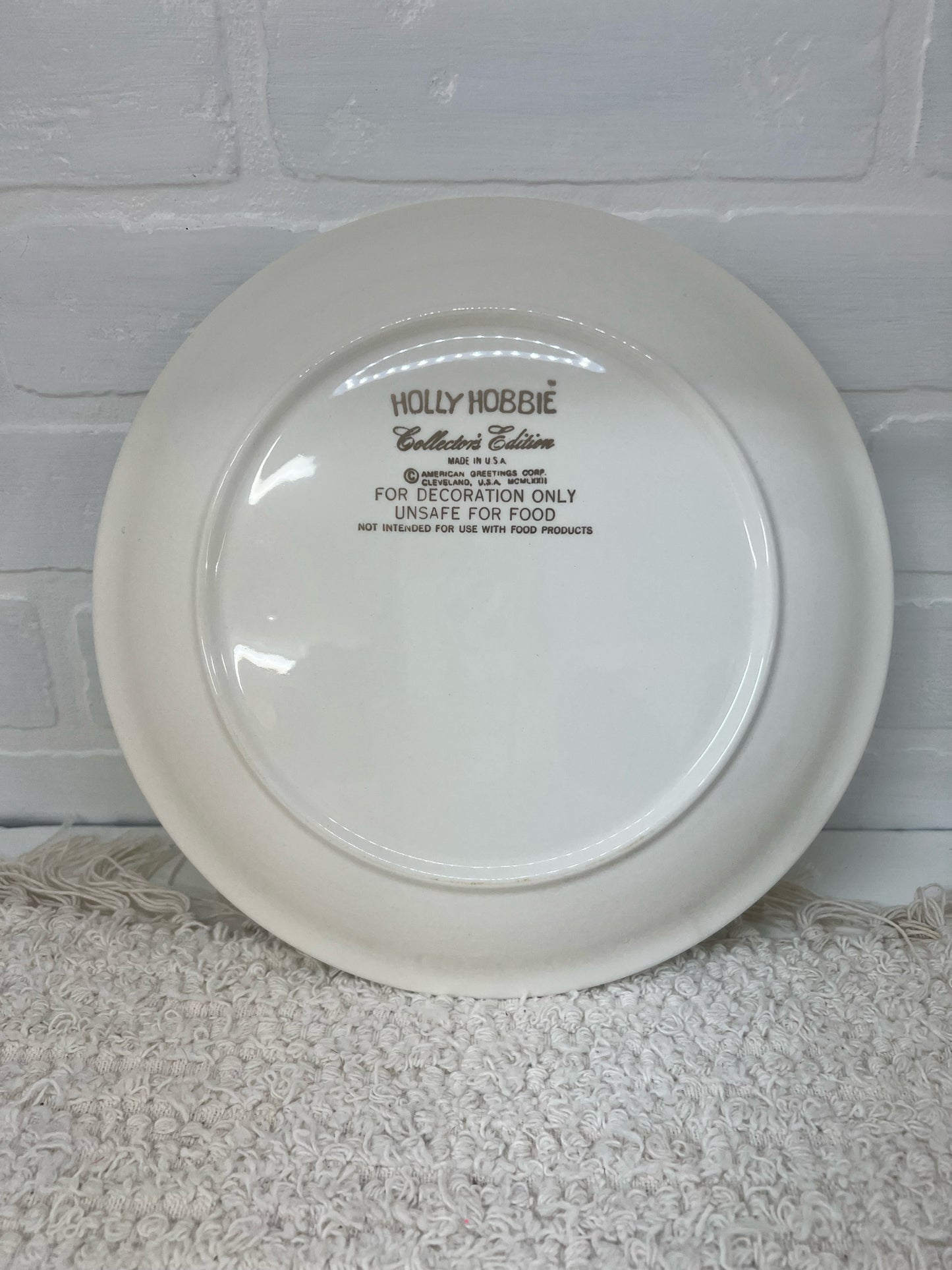Decorative Hollie Hobbie Plate