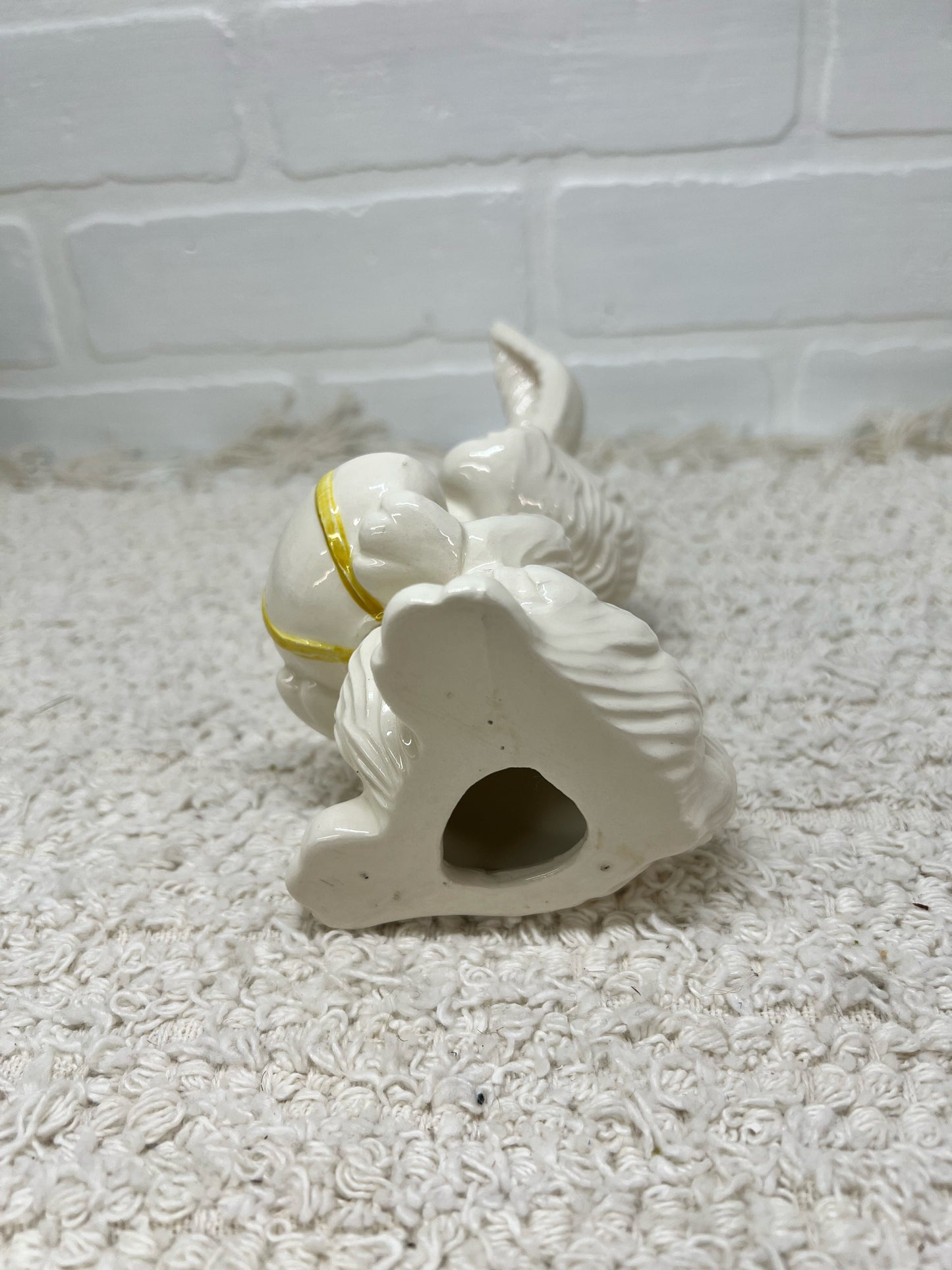 Vintage ceramic Easter bunny figurine