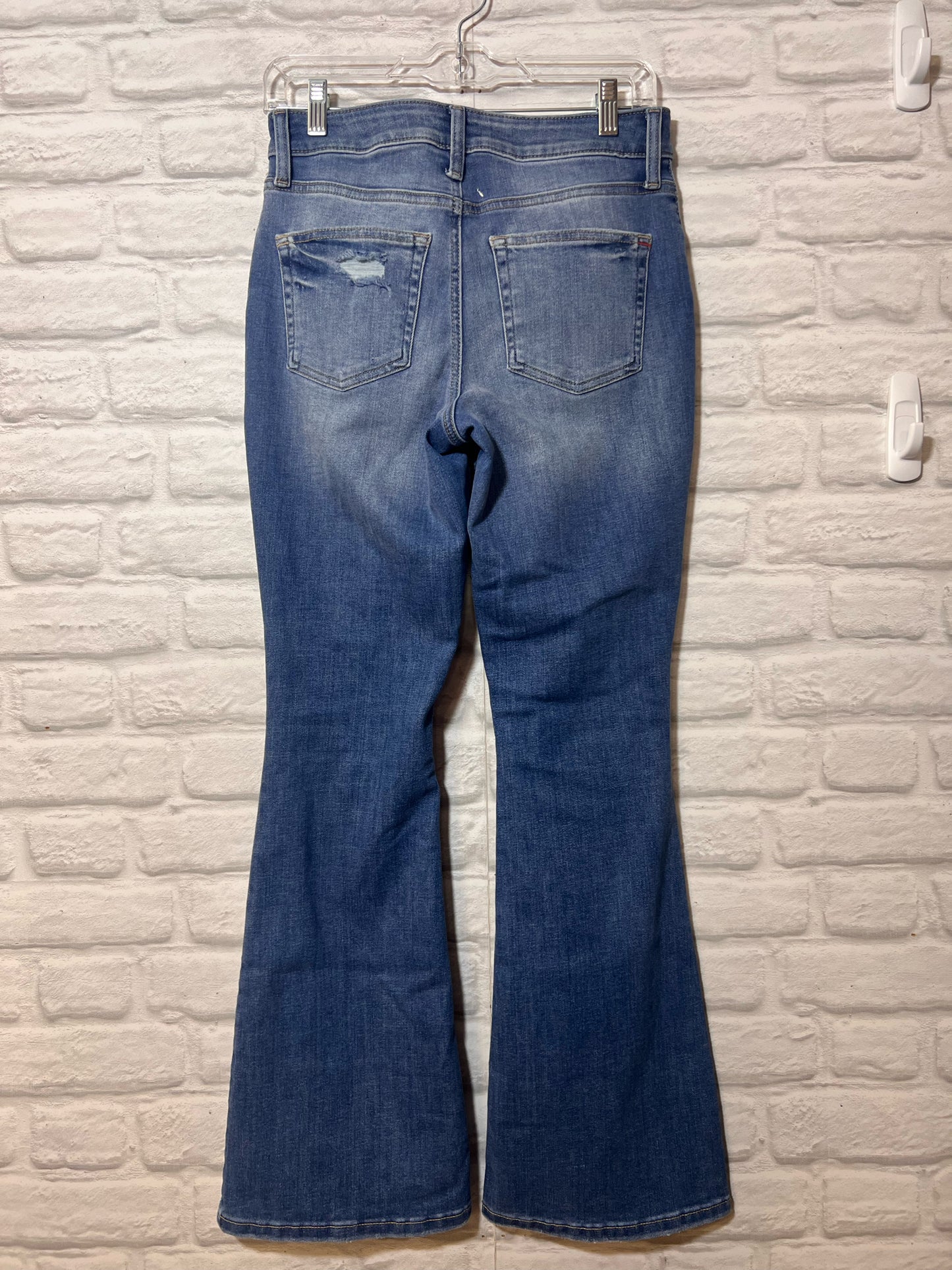 Edgely Size 6 High-Rise Flare Distressed Jeans