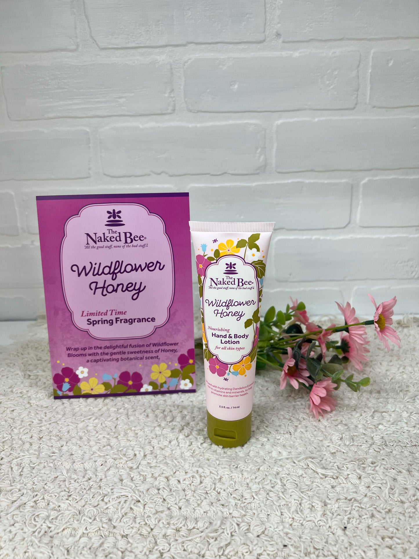 Naked Bee Wildflower Honey Lotion - 2.5oz