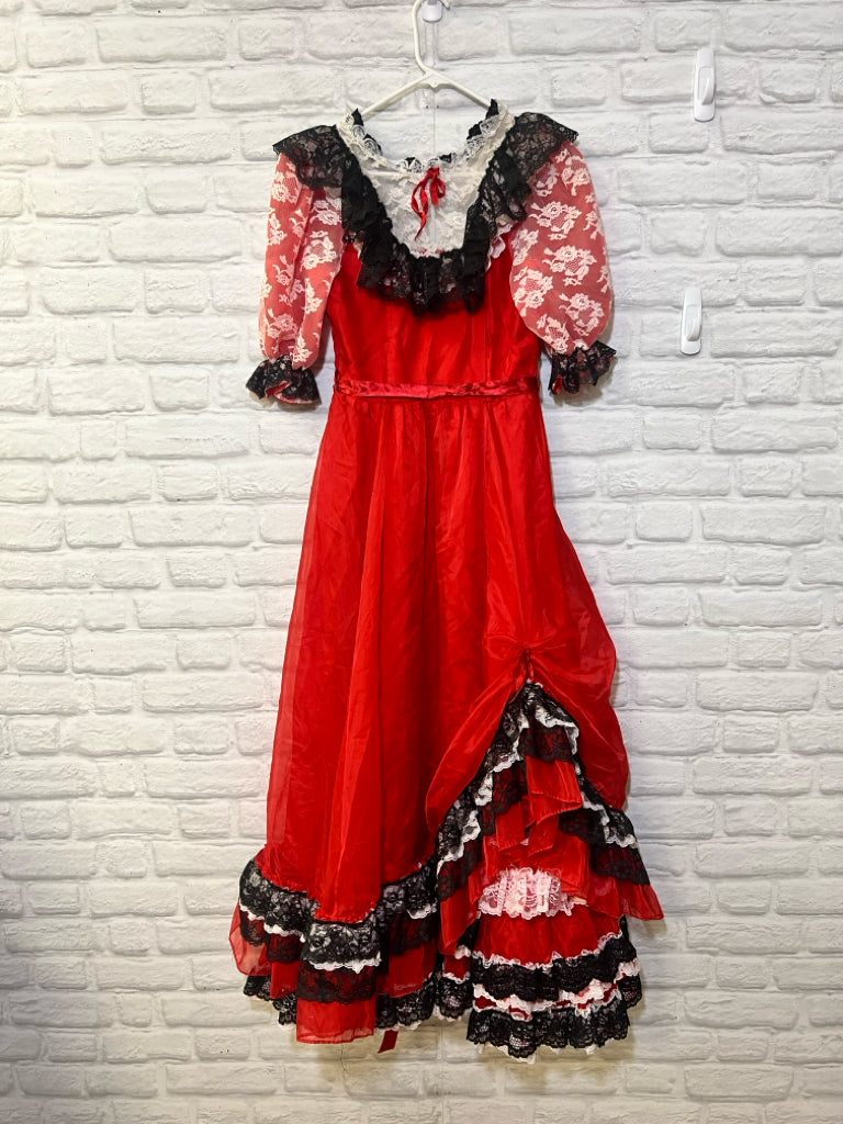Fancy Frocks vintage 70's ruffly dress