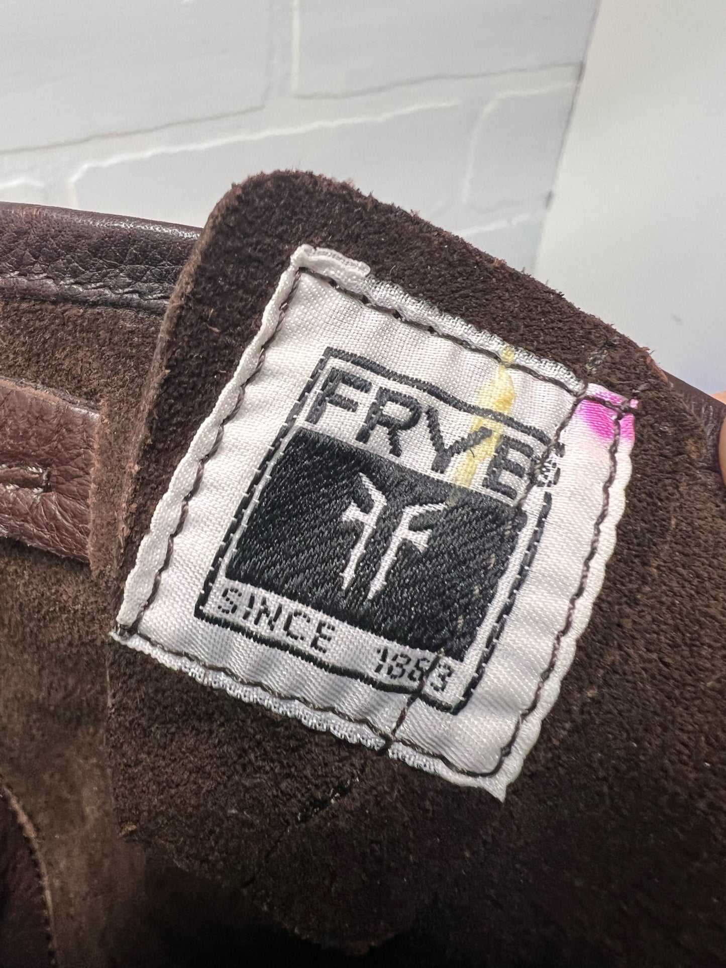 Frye Veronica Brown Leather Boots