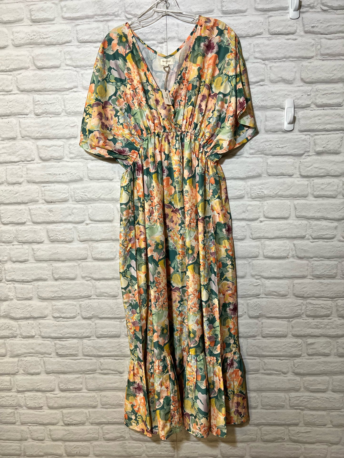 Size 2X World Market NWT floral maxi dress