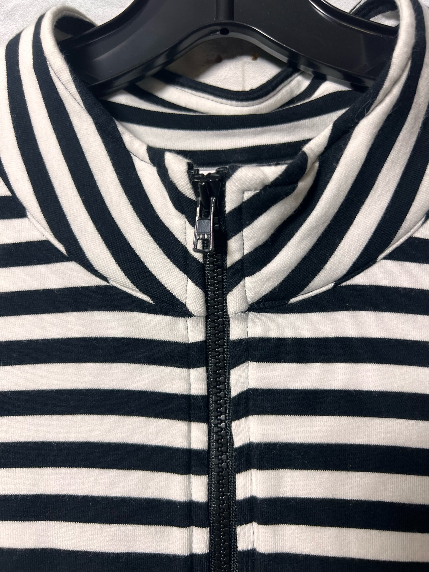 Size XL CAbi Striped Longline Cardigan