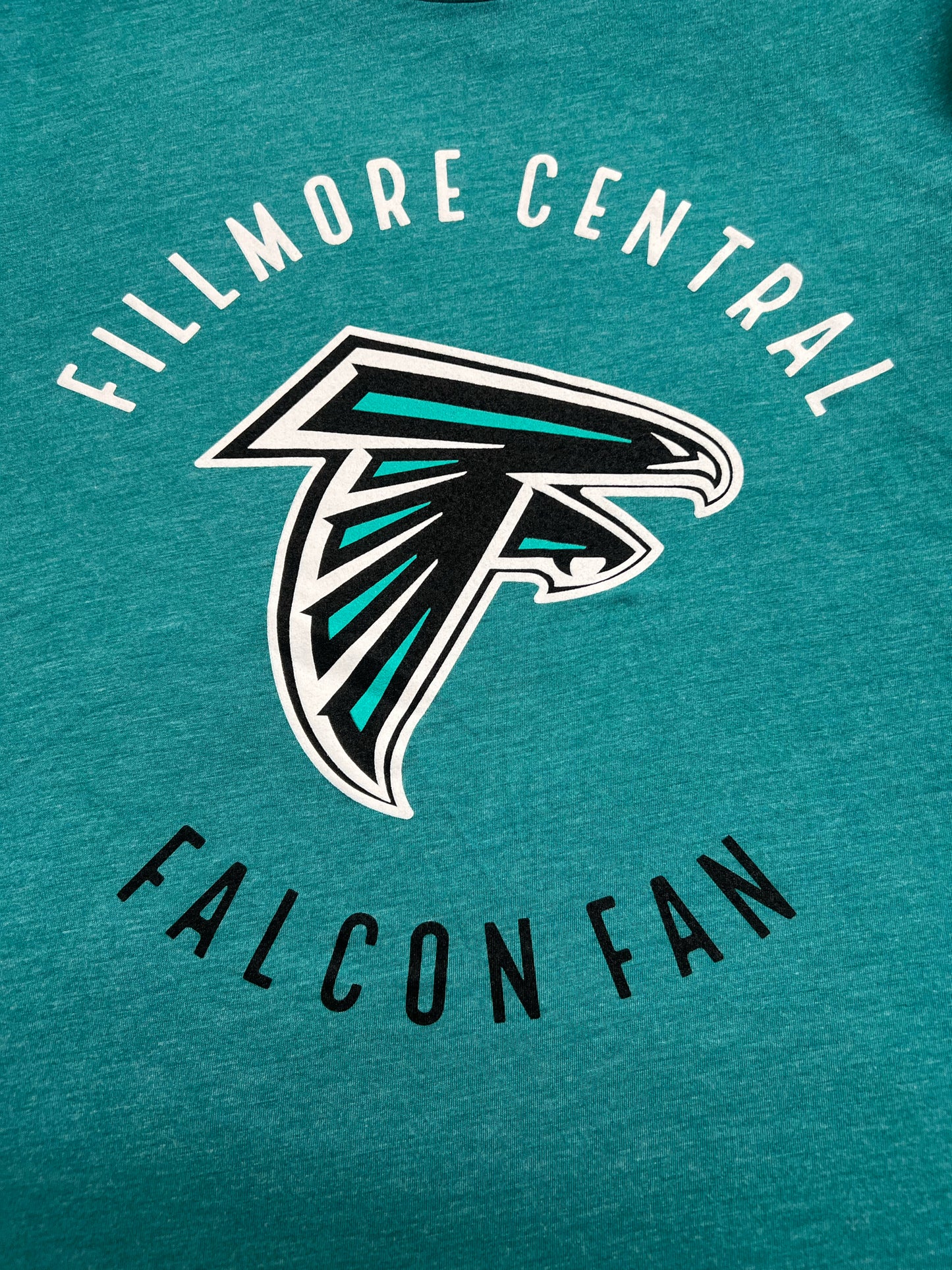 Fillmore Central Teal Falcon Fan T-Shirt
