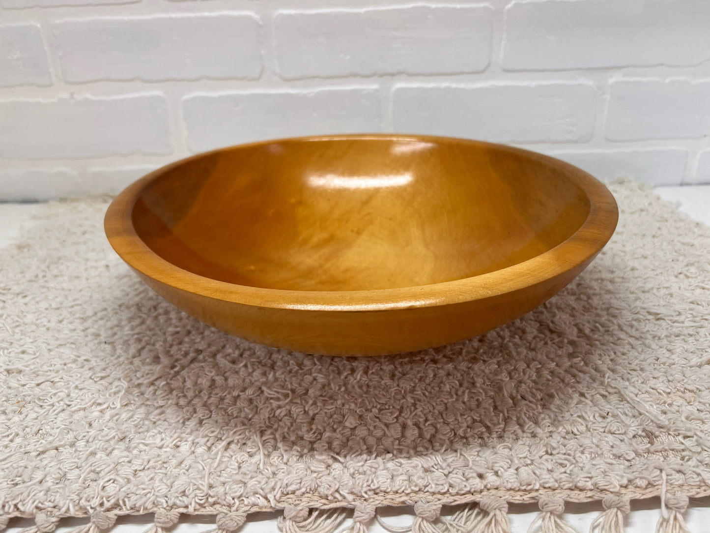 Munising vintage wood bowl