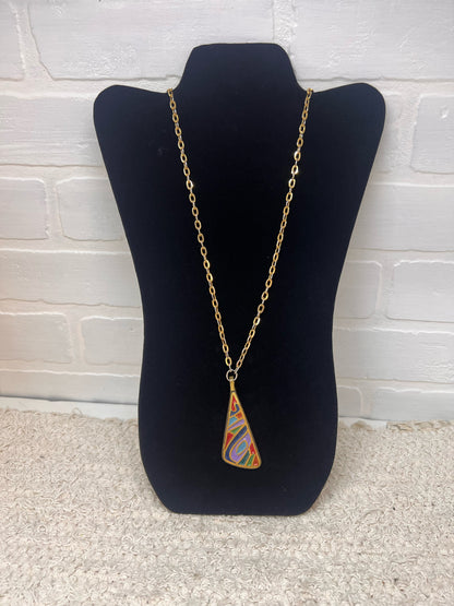 Terra Sancta Guild 1960's Abstract Pendant Necklace
