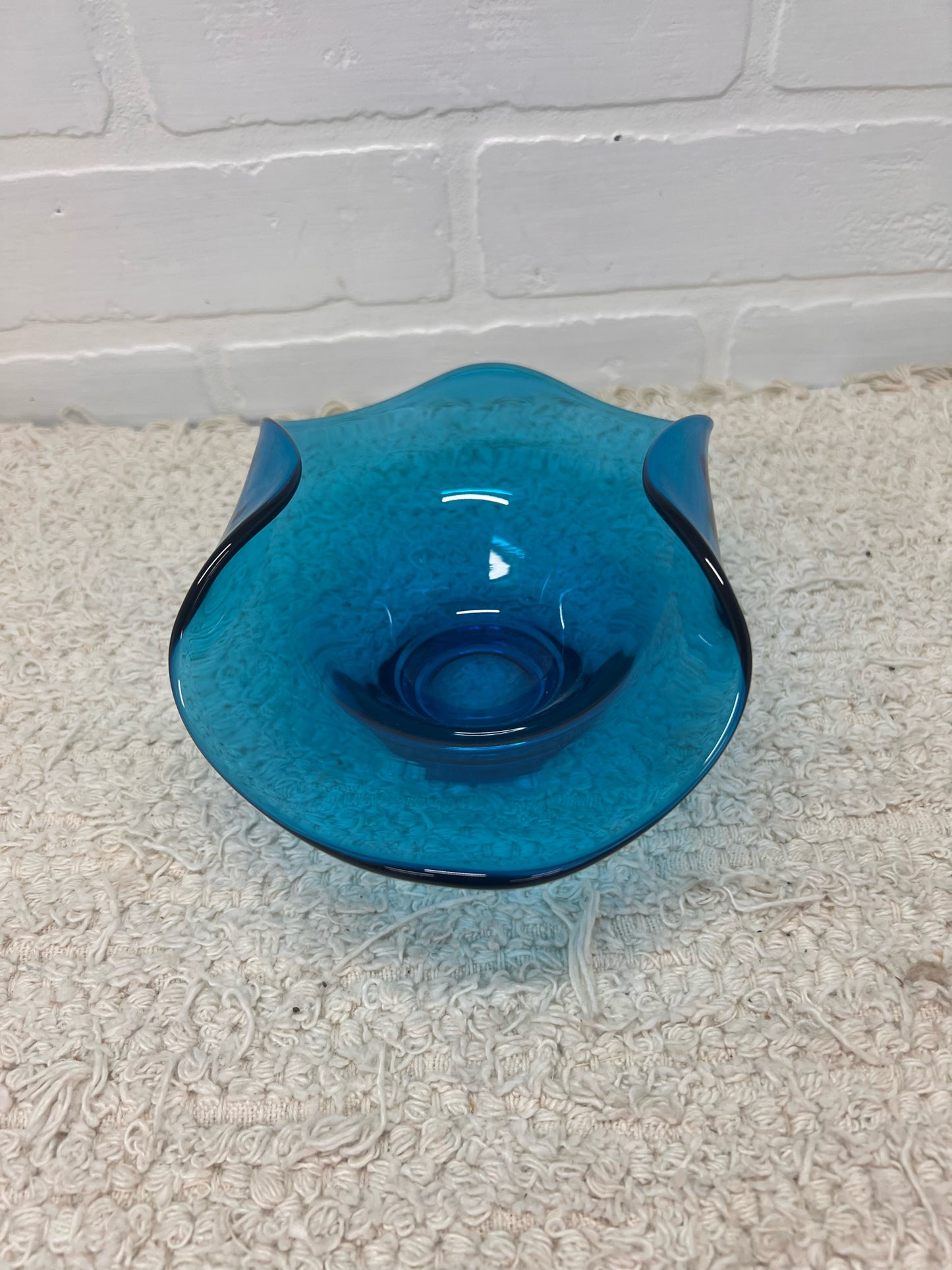 Viking Glass Blunique Blue MCM Candy Dish