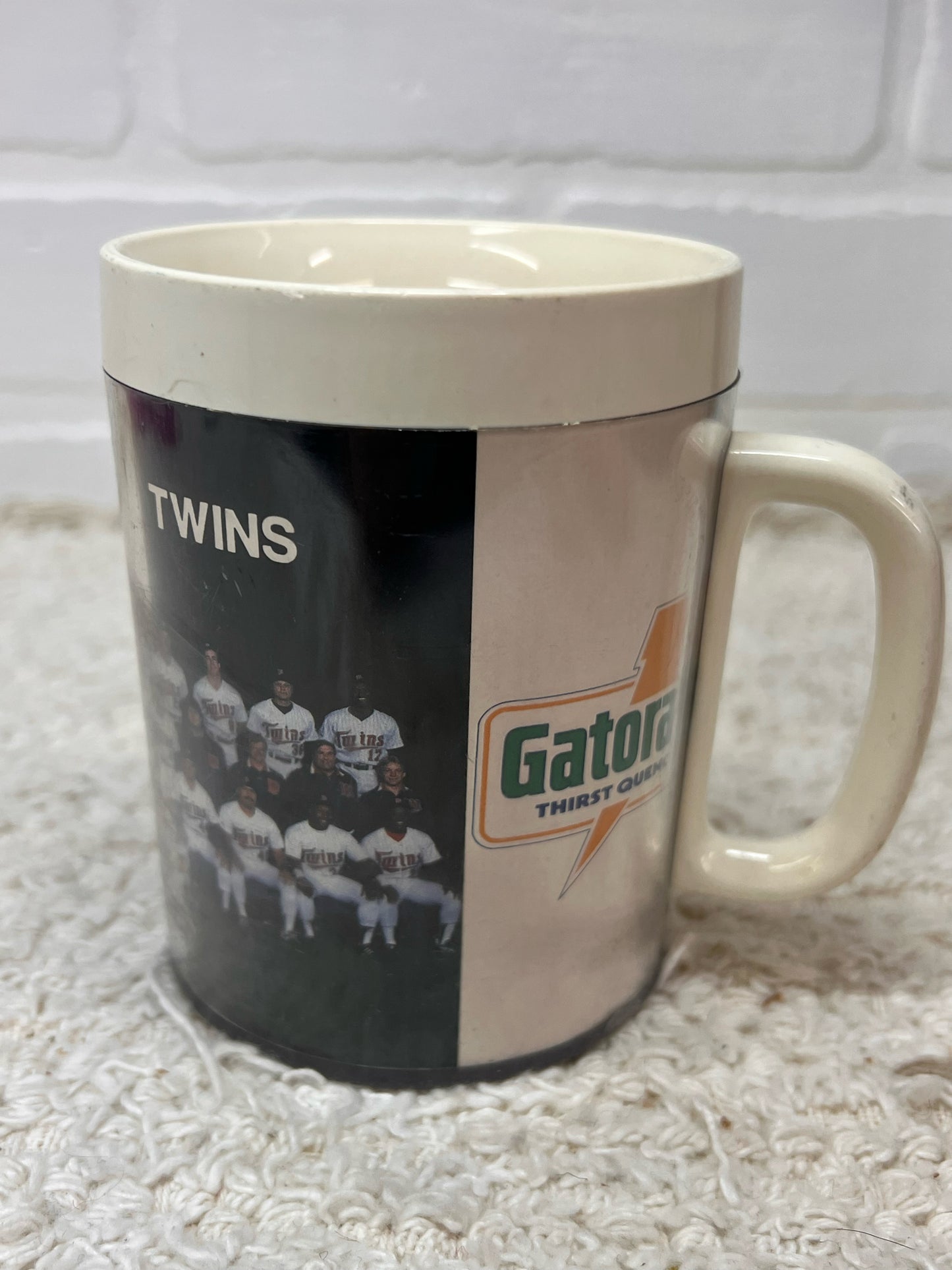 1987 MN Twins Thermo-Serv Plastic Mug
