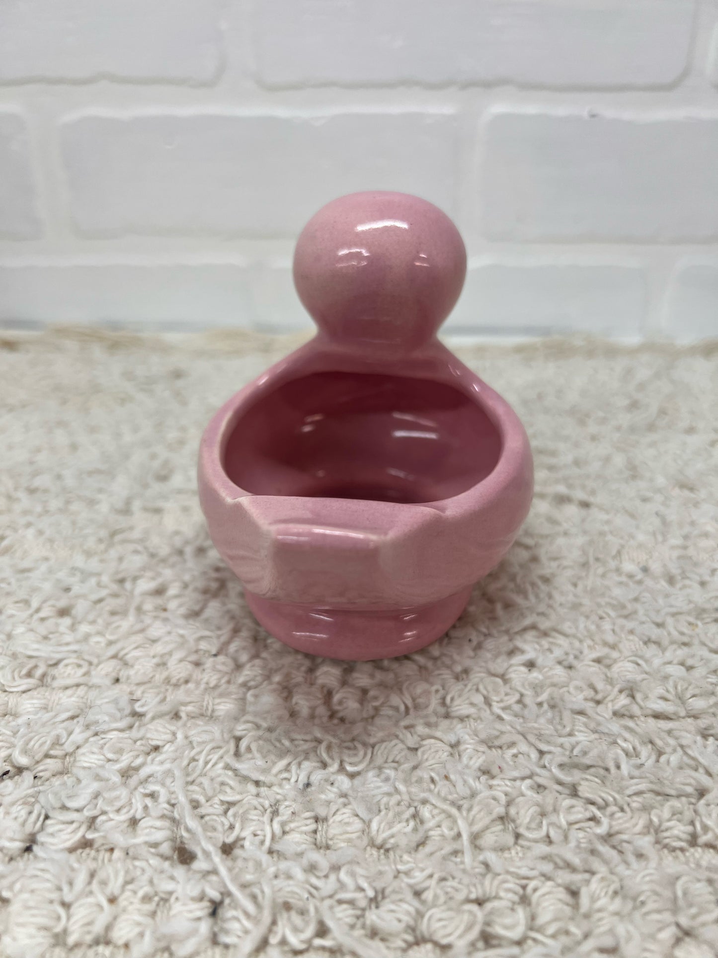 Red Wing Pottery Planter- Small Pink Duck
