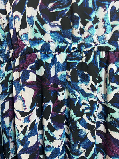 Size 3X Torrid Black/Purple/Blue  Dress