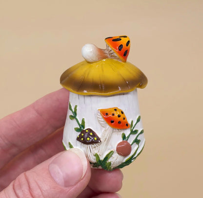 Merry Mushroom 70s Inspired Two-Piece Figurine Set
