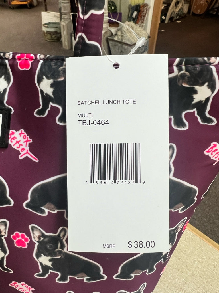 Betsey johnson lunch bag dog online