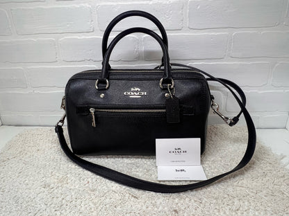 Coach Leather Rowan Satchel Crossboy Bag