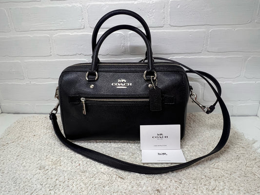 Coach Leather Rowan Satchel Crossboy Bag