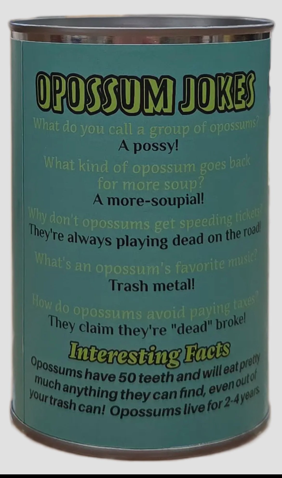 Canned Critter Plush – Pop-Top Stuffed Animal Toy