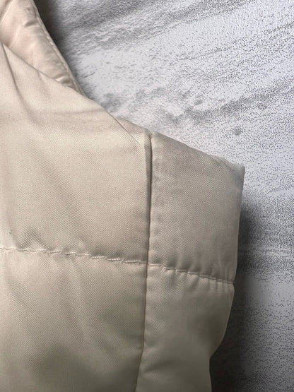 Size M The North Face Niche Ivory Down Filled Hooded Vest