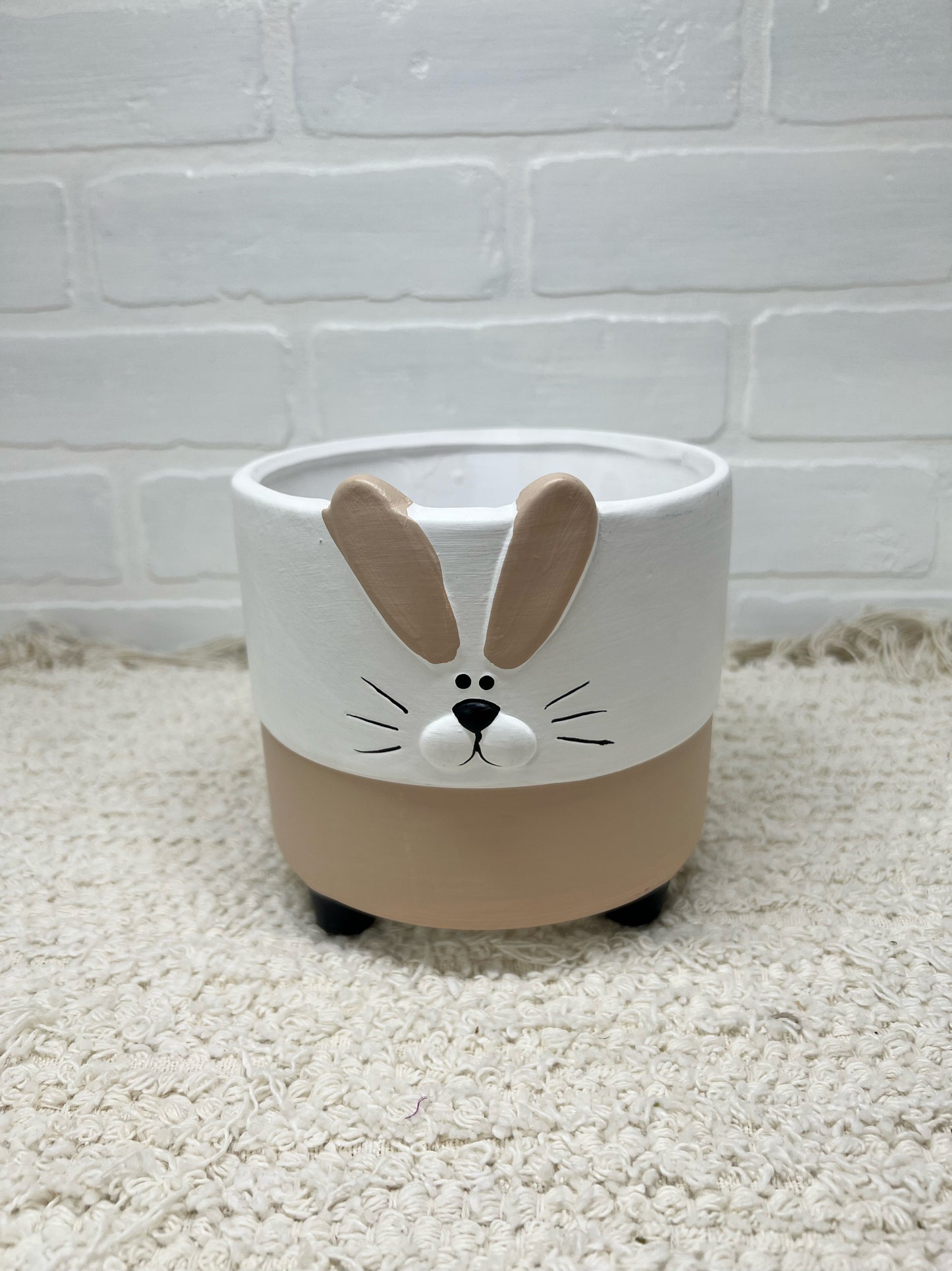 Easter bunny 5.5" flowerpot