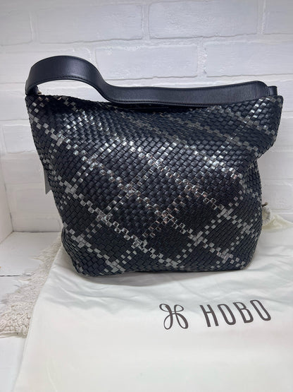 NWT Hobo Harley Hobo Bag in Black & Metallic Woven Leather