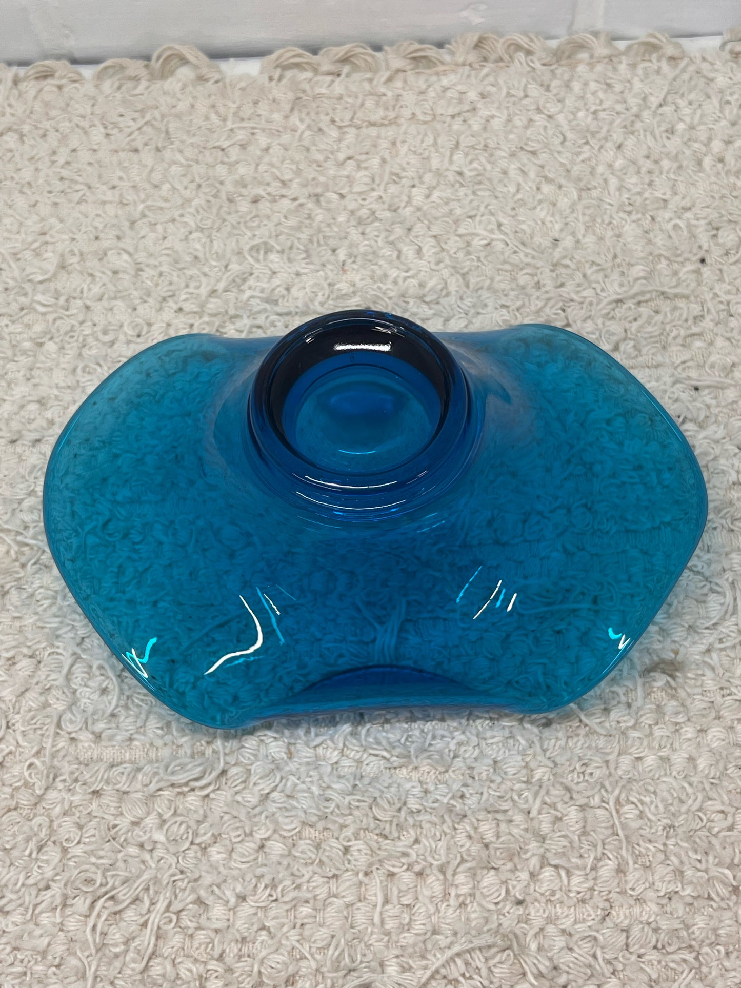Viking Glass Blunique Blue MCM Candy Dish