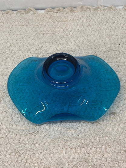 Viking Glass Blunique Blue MCM Candy Dish