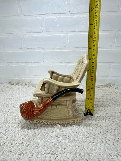 Lefton chair and pipe planter