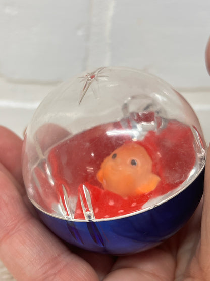 Vintage JewelBrite Elf Diorama Ornament