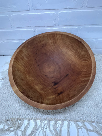 Large Hard Wood Clarendon Vermont Bowl