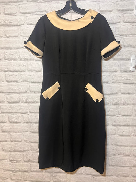 Size M Lindy Bop Vintage Style Black Dress